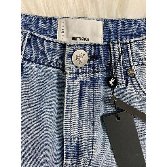 One Teaspoon Salty Dog Cut Off Trucker Shorts - Picture 13 of 13